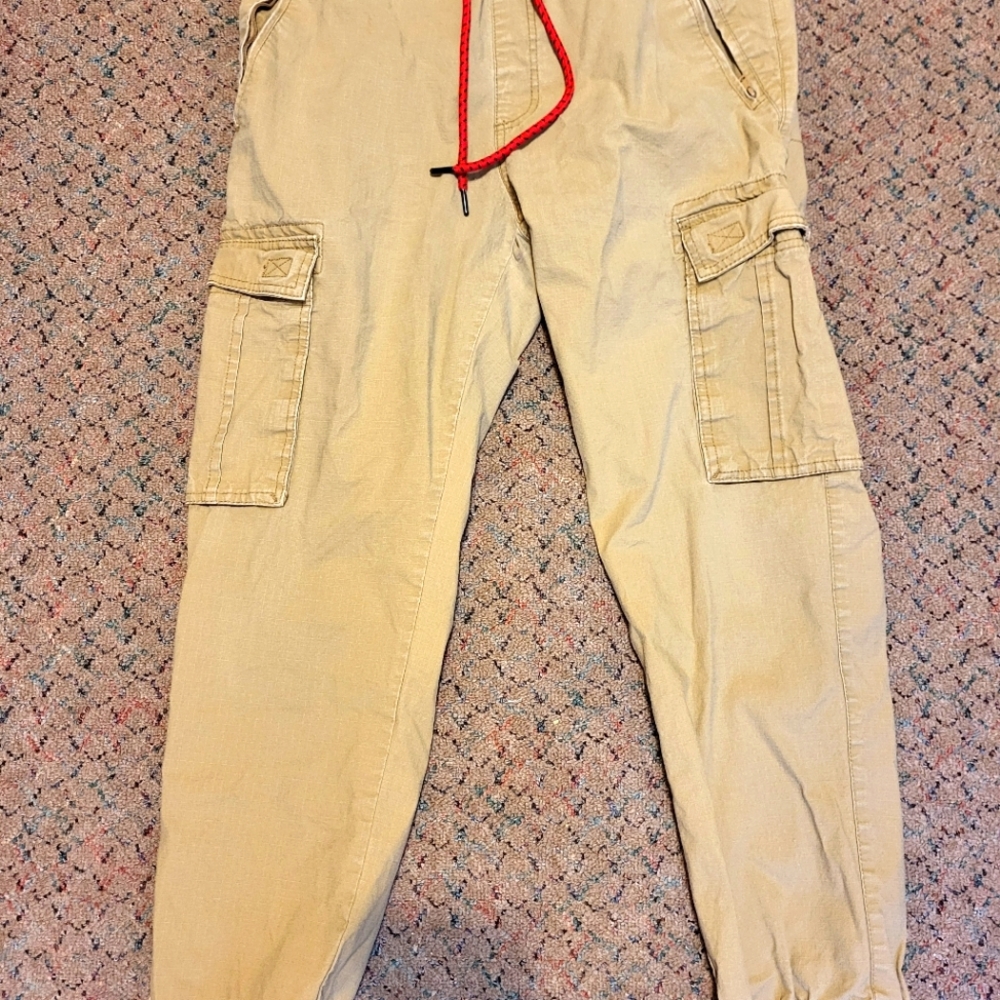 Tan joggers